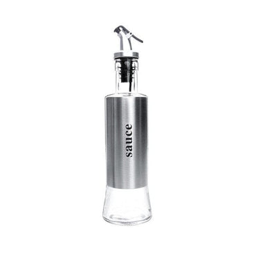 Stainless Steel Glass Seasoning Dispenser - east2cart.uk