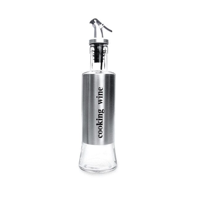 Stainless Steel Glass Seasoning Dispenser - east2cart.uk