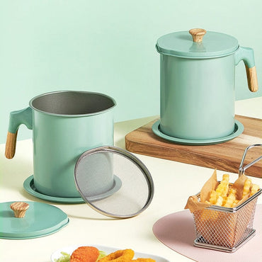 1.4L/1.7L Stainless Steel Oil Filter Container - east2cart.uk