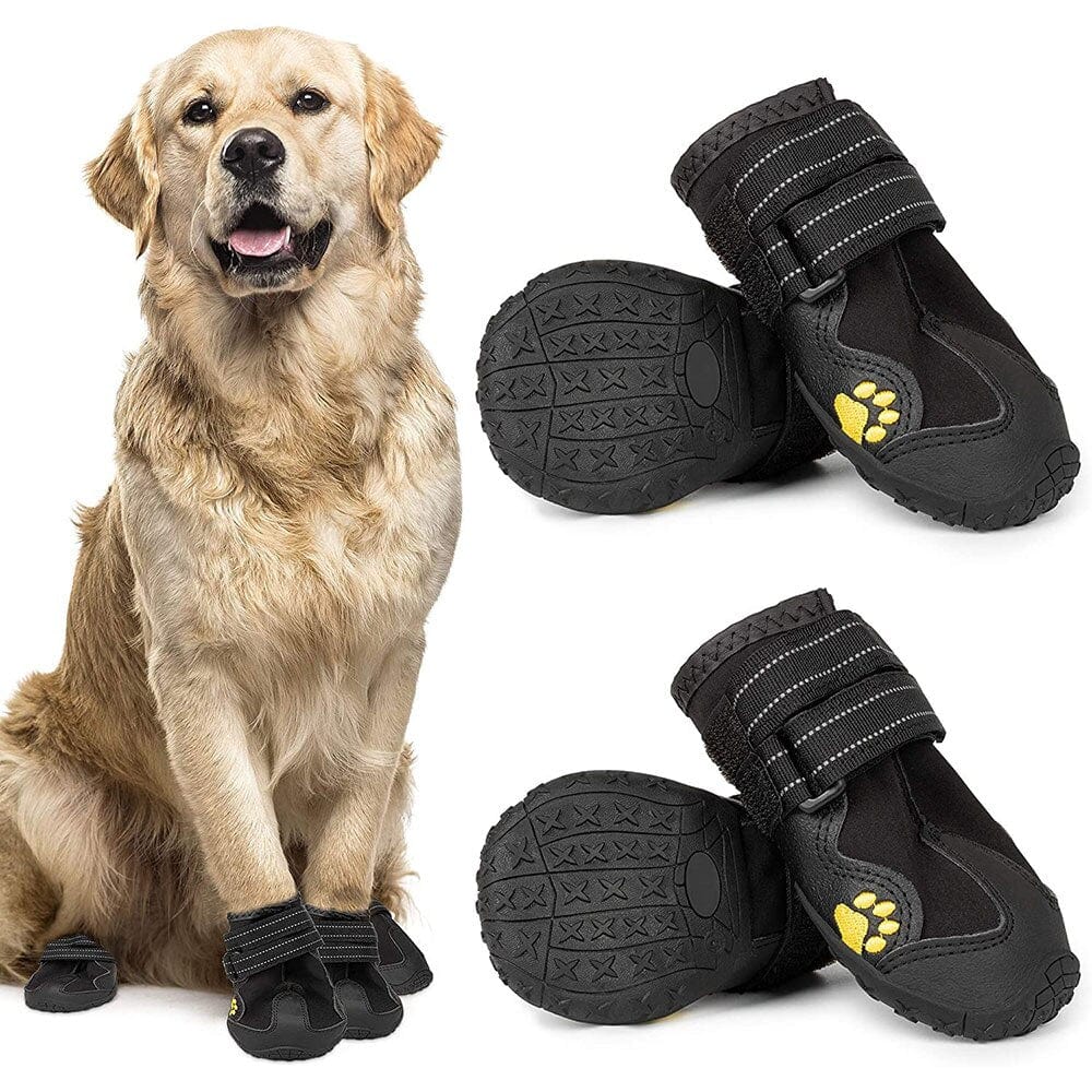 4pcs Waterproof Dog Shoes - east2cart.uk