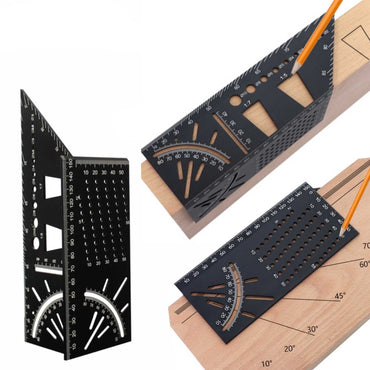 45 & 90 Degree Wood Working Ruler - east2cart.uk