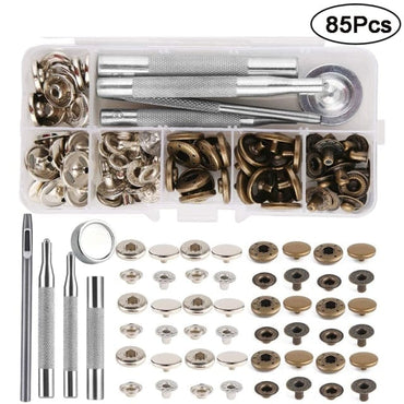 Leather Snap Fasteners Kit