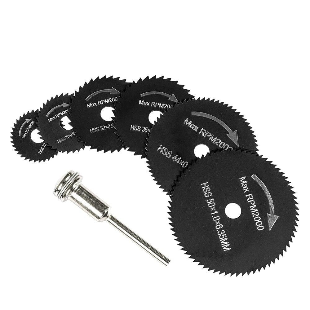 6pcs High Speed Steel Circular Saw Blade Set