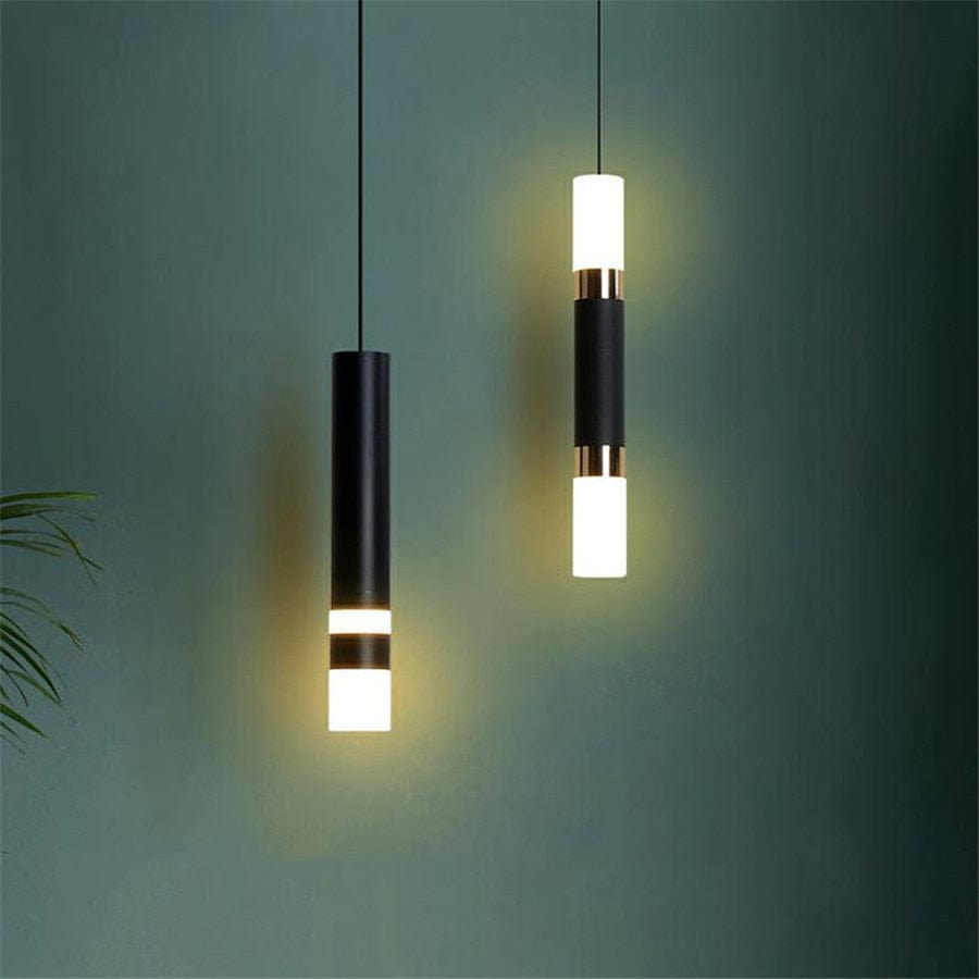 Modern Long Tube LED Pendant Lamp