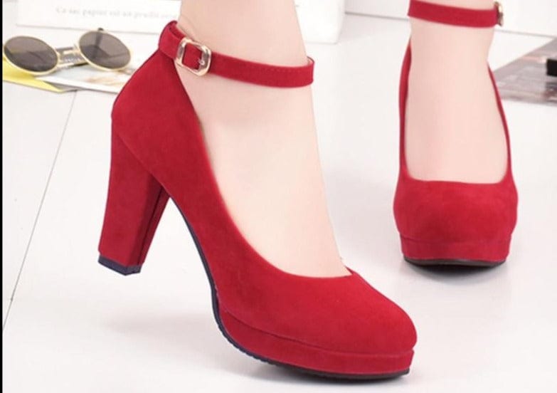 Mary Jane Ankle Strap High Heels