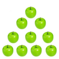 10pcs/set Large Artificial Red Green Apples
