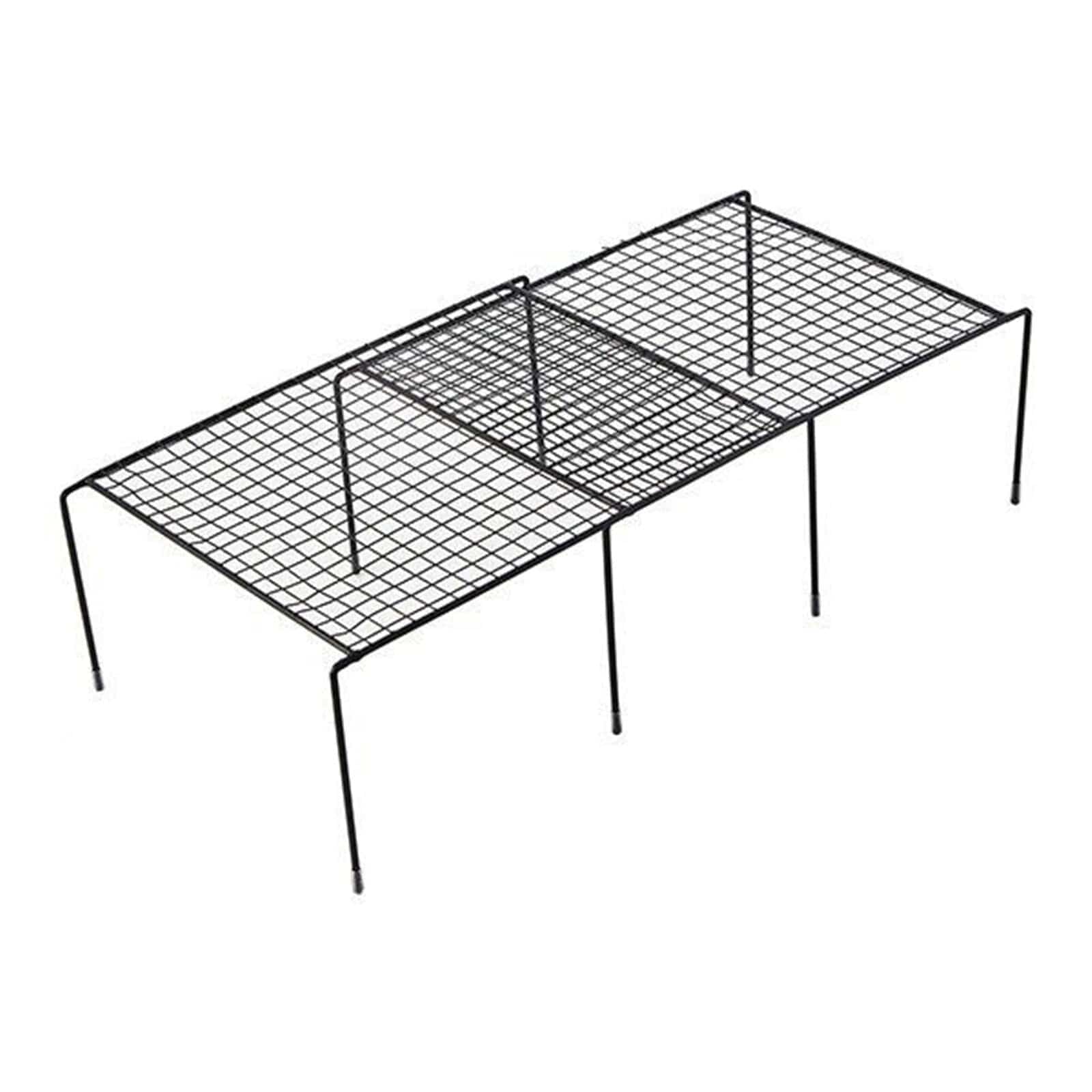 Set of 2 Kitchen Counter Metal Shelves