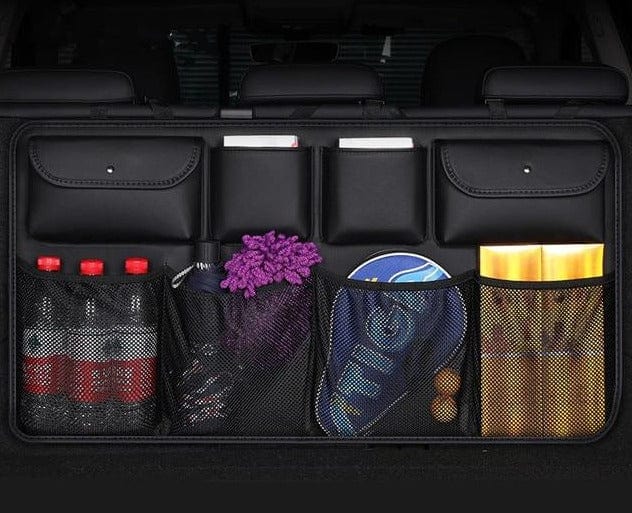 New PU Leather Back Seat Storage Organizer Bag