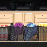New PU Leather Back Seat Storage Organizer Bag