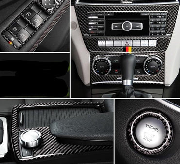 Mercedes Benz Carbon Fiber 3D Stickers