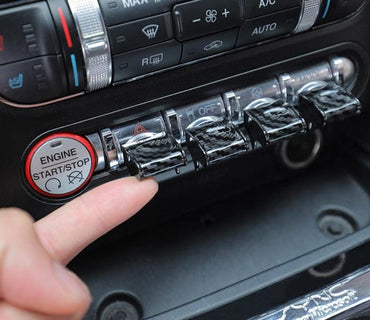 Control panel decoration cover for Ford Mustang