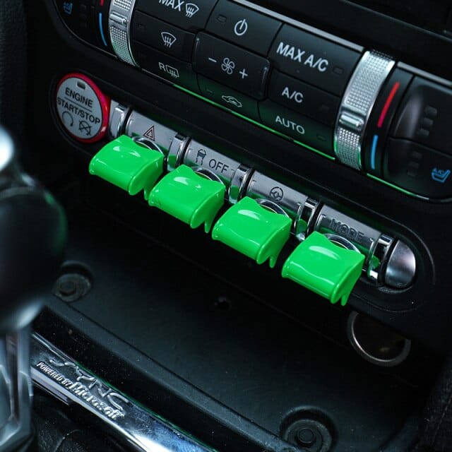 Control panel decoration cover for Ford Mustang