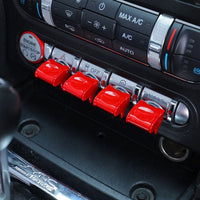 Control panel decoration cover for Ford Mustang