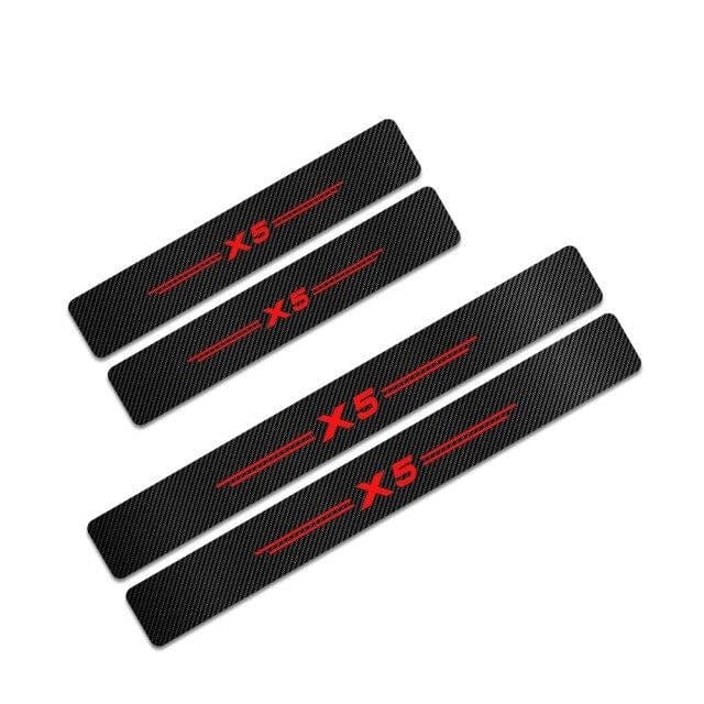 4PCS Car Door Sill Stickers For BMW