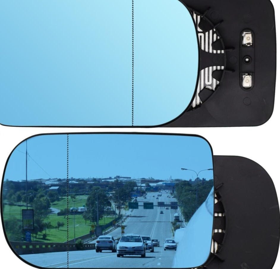 Heated Blue Glass Rearview Mirror