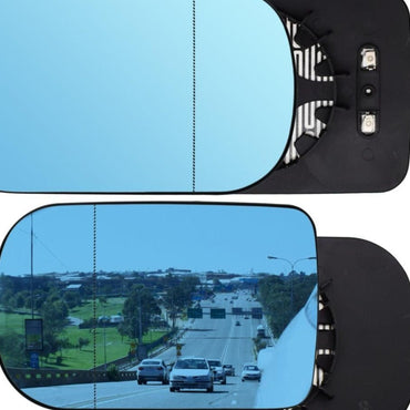 Heated Blue Glass Rearview Mirror