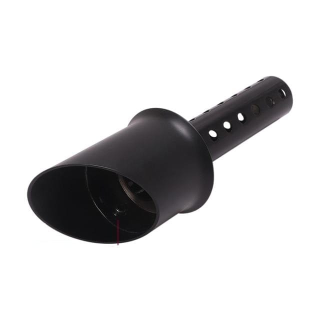 Motorcycle Hidden Black Exhaust Pipe Muffler