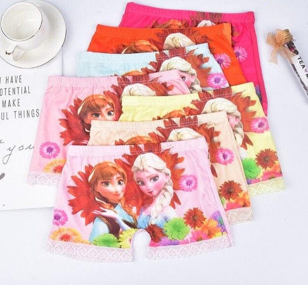 5Pcs/set Baby Girls Frozen Anna  Cotton Underwear