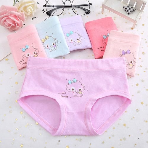 4pcs/lot Girls Cartoon Underwear