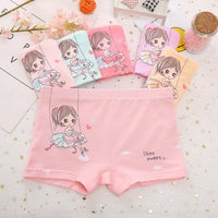4pcs/lot Girls Cartoon Underwear