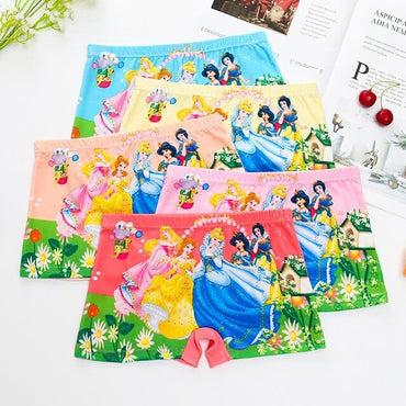 4PCS/LOT Princess Sophia Printing Girls Cotton Panties