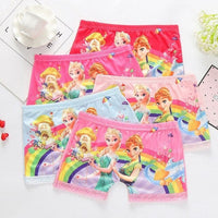 4PCS/LOT Princess Sophia Printing Girls Cotton Panties