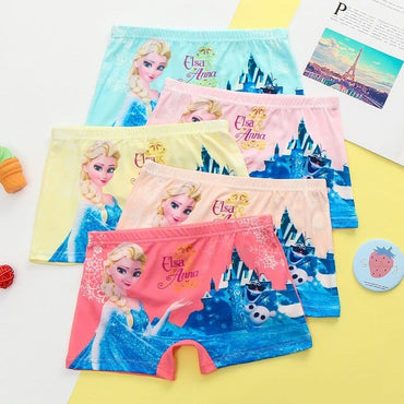 4PCS/LOT Princess Sophia Printing Girls Cotton Panties