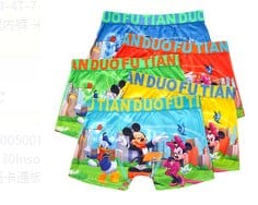 4pcs/lot Disney Soft Girls Cotton Panties