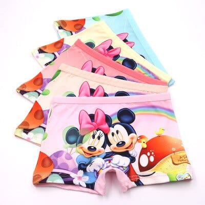 4pcs/lot Disney Soft Girls Cotton Panties