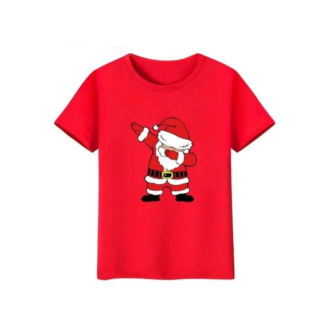 Santa Claus Merry Christmas Family Matching T-shirts