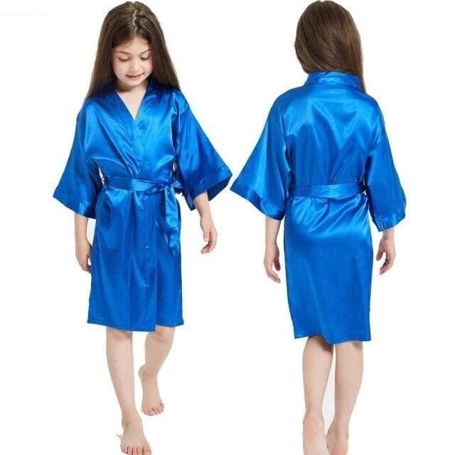 Children's Satin Silk Kimono