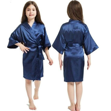 Children's Satin Silk Kimono