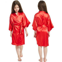 Children's Satin Silk Kimono