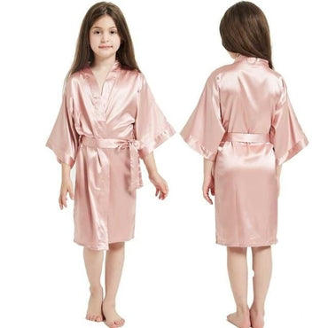 Children's Satin Silk Kimono