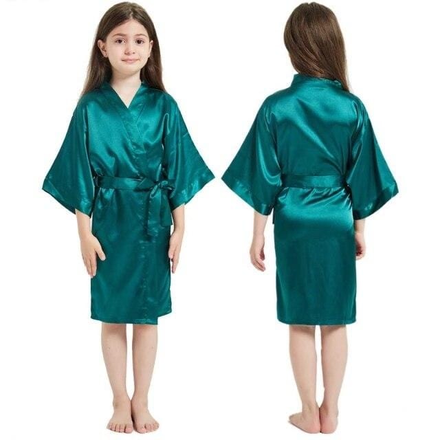 Children's Satin Silk Kimono