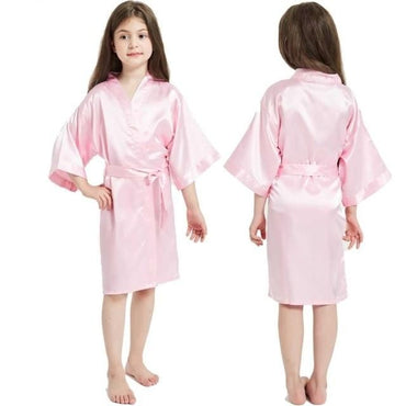 Children's Satin Silk Kimono