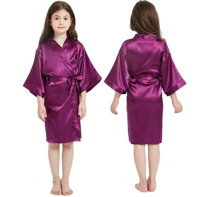 Children's Satin Silk Kimono