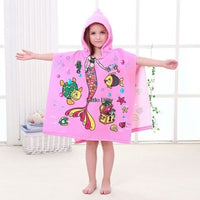 Cartoon Printed Girls Bath Robes