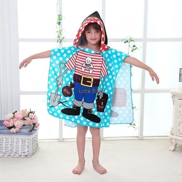 Cartoon Printed Girls Bath Robes