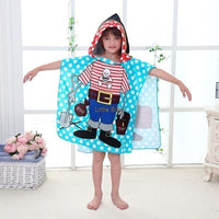Cartoon Printed Girls Bath Robes