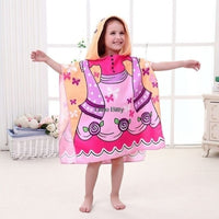 Cartoon Printed Girls Bath Robes