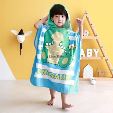 Cartoon Printed Girls Bath Robes