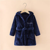 Winter Children's Flannel Bathrobe