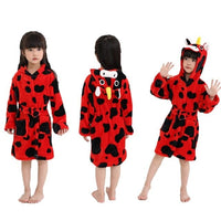 Winter Kids Unicorn Night Gowns