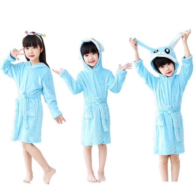 Winter Kids Unicorn Night Gowns