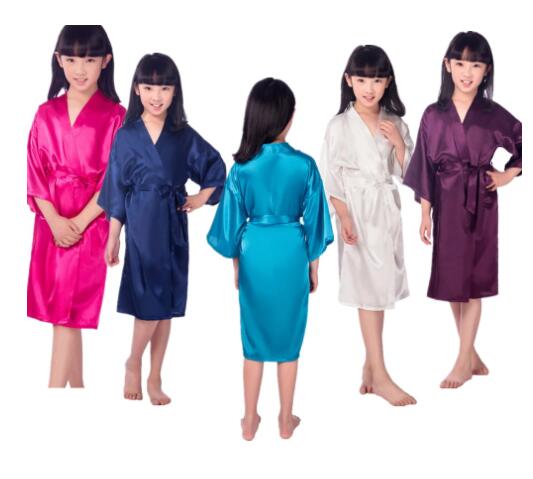 Girls Silk Satin Nightgown