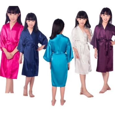 Girls Silk Satin Nightgown