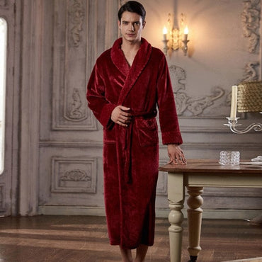 Plush Winter Long Bathrobe