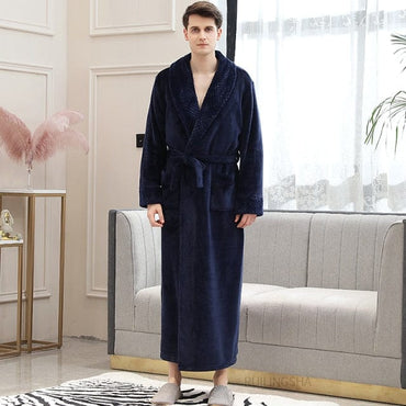 Plush Winter Long Bathrobe