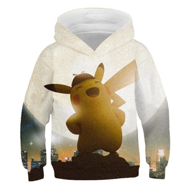 Anime Pikachu 3D Print Children's Sweatshirt